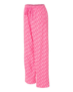 Pink Awareness Flannel Pants